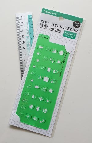 ruler and stencil