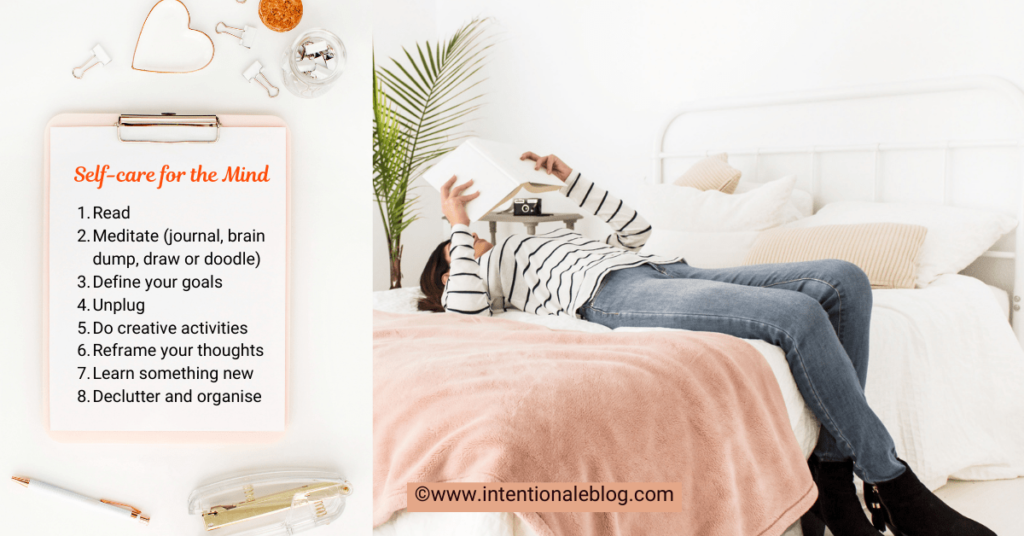lady reading on the bed
