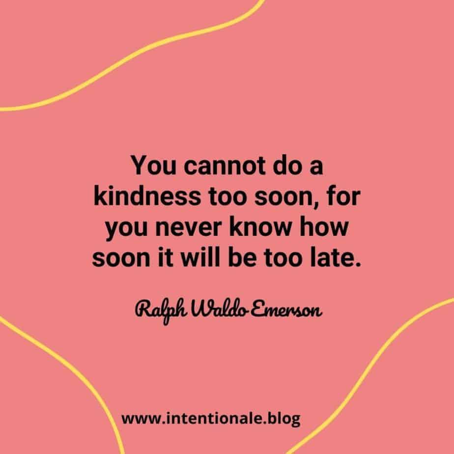 Being kind is being grateful 