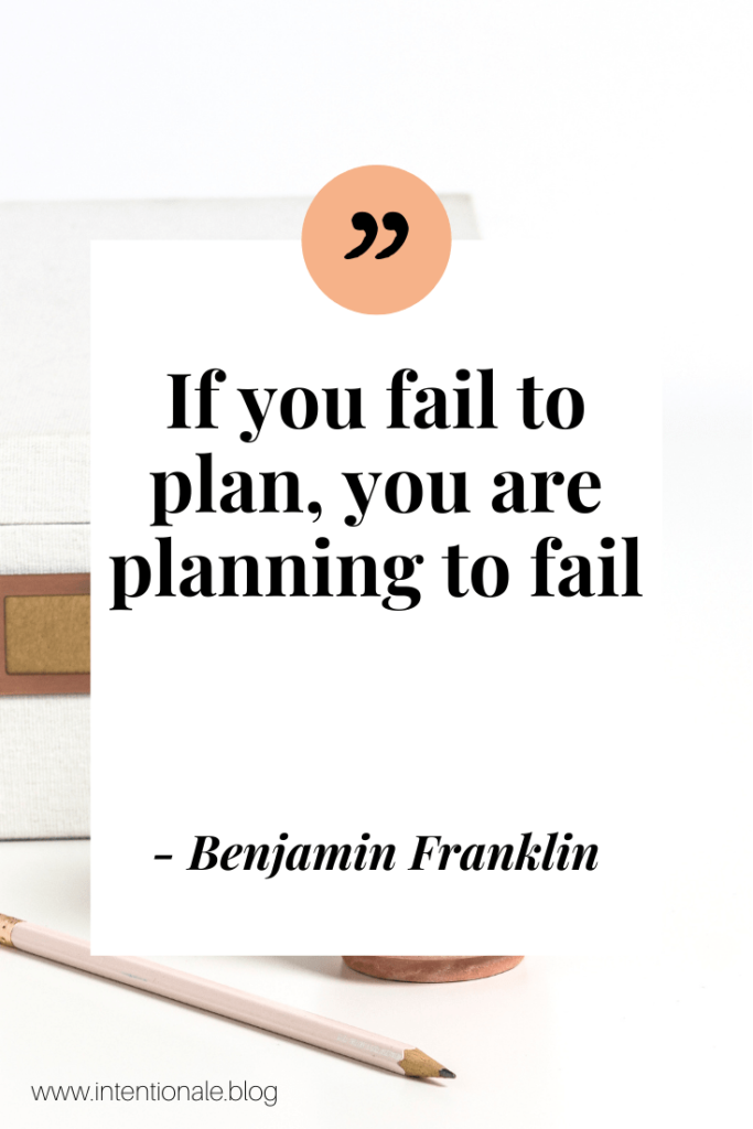 Quote on failing to plan