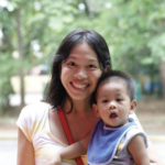 Image of a woman with a little boy