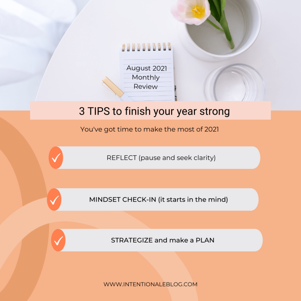 3 tips to finish your year strong infographics