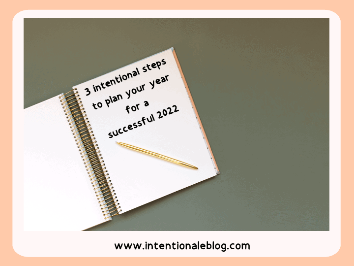 notebook with a gold pen on a green background