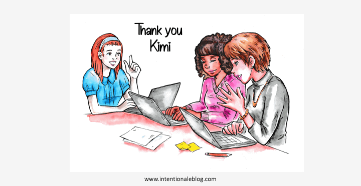 illustration of 3 women working together