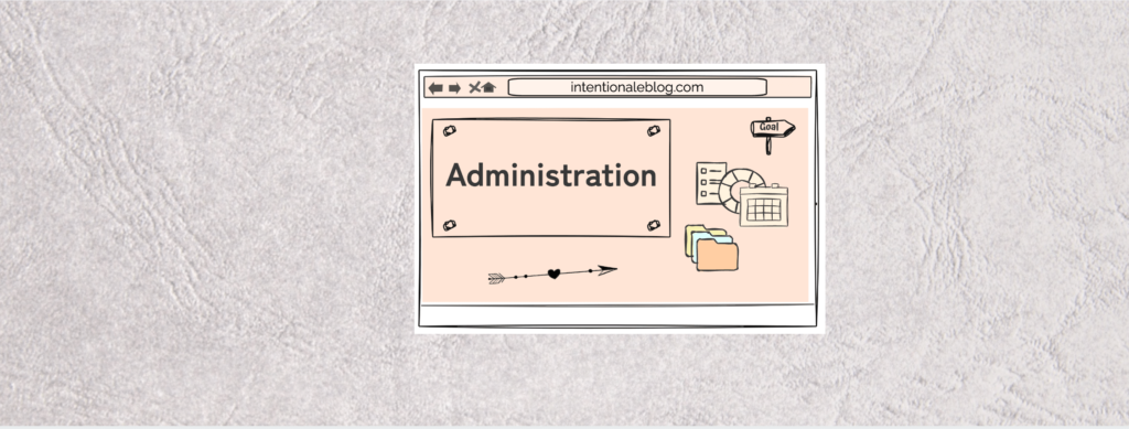 Image of an infographic about Life Administration